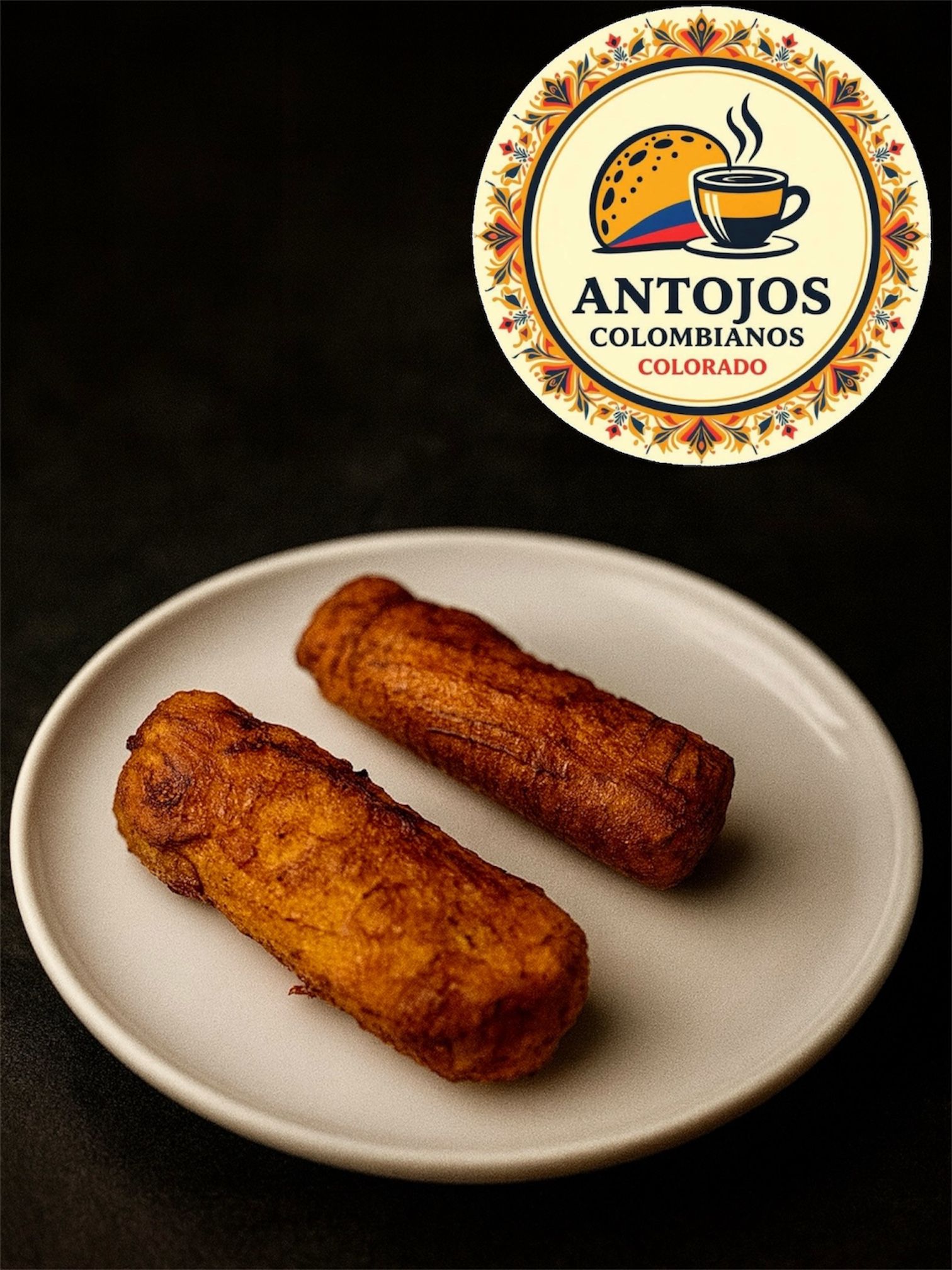 Aborrajado colombiano - Plátano maduro frito relleno de queso derretido