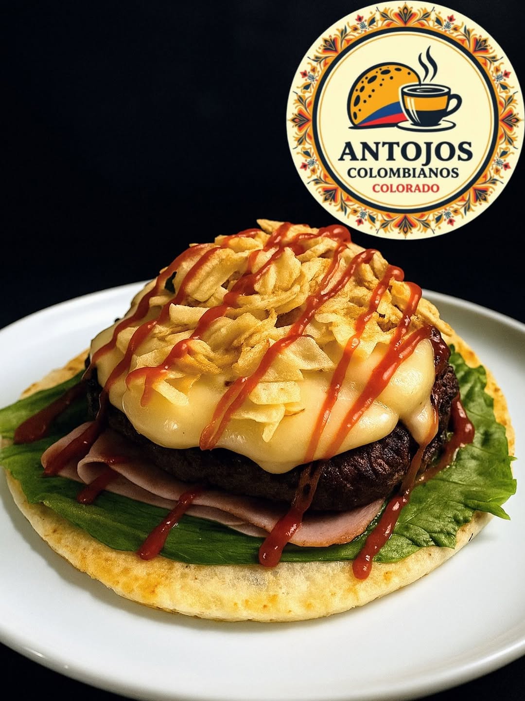 Arepaburguer - hamburguesa en arepa