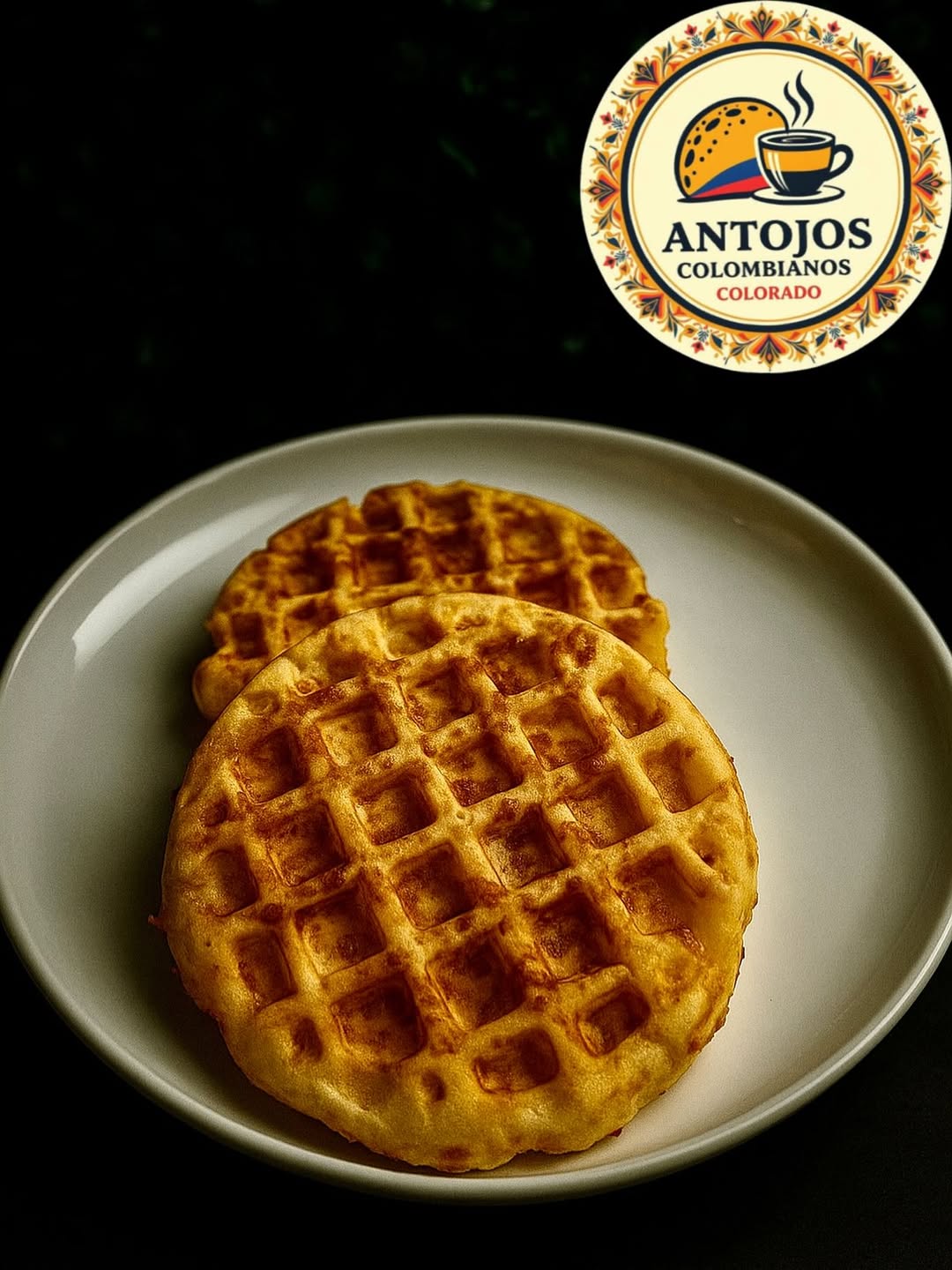 Wafflebono - combinación de waffle y pandebono